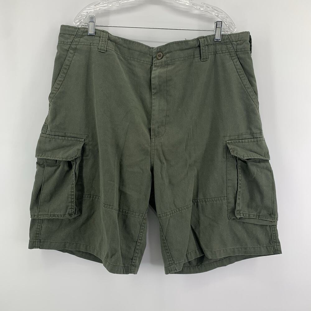 Rothco Shorts Mens XL Army Green‎ Cargo Pockets Chino Cotton Military Olive